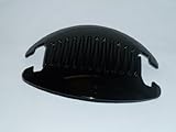 Interlocking Banana Combs Hair Clip French Side Comb Holder (Black)large Size