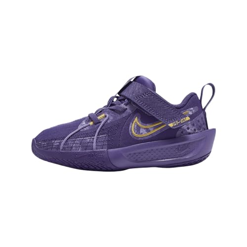 Nike G.T. Cut 3 Little Kids' Basketball Shoes (FZ7299-500, Court Purple/Field Purple/Wild Violet/Ink) Size 13
