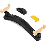 LMS Violin Shoulder Rest 4/4 Collapsible Violin Shoulder Rest Full Size Shoulder Rest for Violin 4/4 Fiddle Shoulder Rest Adjustable Shoulder Rest 3/4 4/4 for Fiddle (3/4-4/4)