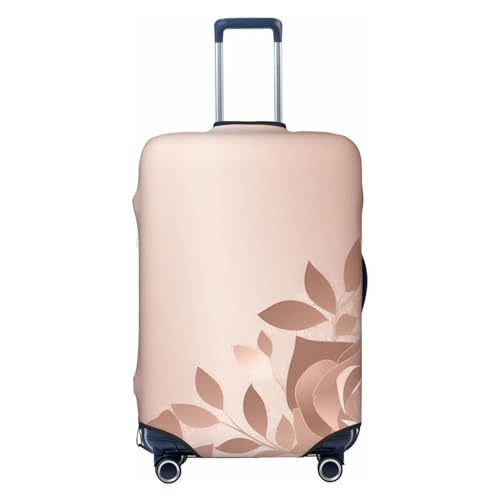 Rose Gold Wallpaper Luggage Covers for Suitcase Elastic Suitcase Cover Protector Dustproof Anti-Scratch Thicken Travel Luggage Cover Washable Baggage Covers Fit 18-32 Inch Luggage X-Large
