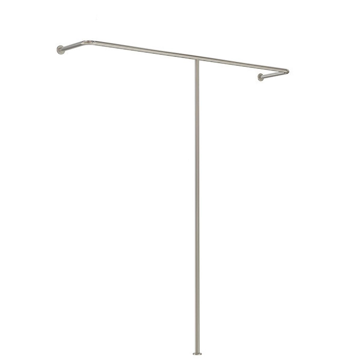 GTHTUHFD Wall Mounted Clothes Rail Coat Rack - Modern Industrial Design For Clothing Stores Creative Boutique Display Coats And Garments,150cm
