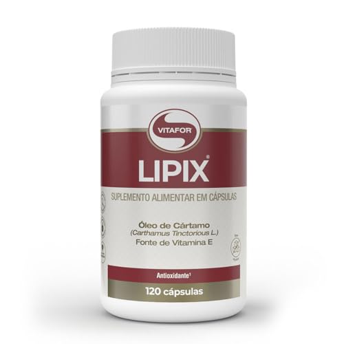 Lipix Óleo de Cartamo Vitafor 120 cápsulas