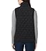 KIRKLAND Signature Women's Stretch Quilted Active Zip Up Vest (US, Alpha, Small, Regular, Regular, Black)