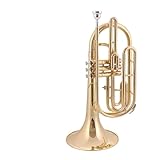 Trombón Profesional Trombón De Marcha Válvula De Pistón Banda Militar De 3 Válvulas Clave De Si Bemol