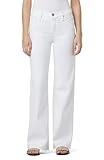 HUDSON Women's Rosie High-Rise Wide Leg, White Lily