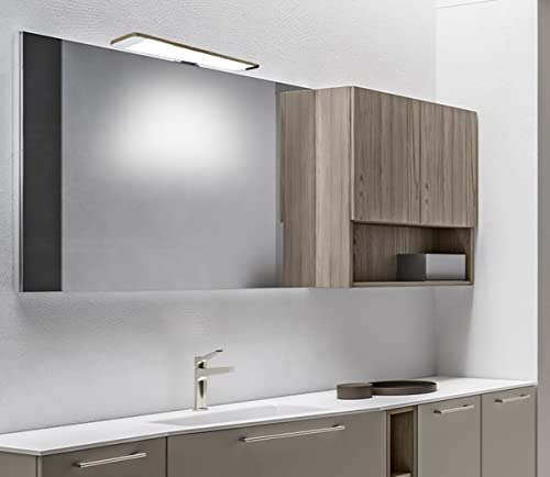 Lampada da Specchio 40CM ALLUMINIO Luce Bagno