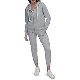 DKNY Women's Performance Jacket, Pearl Grey Heather, Medium