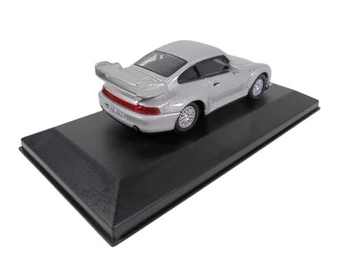 Auto miniatura compatible Porsche 911 GT2 1:43 gris miniatura 3