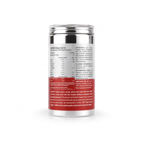 Image of CHOSEN TOR Classic Marine Collagen | Pineapple Flavour | Type I Collagen Peptides | Youthful Skin, Strong Hair & Healthy Joints | 30 Servings