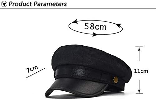 Chauffeur Hat for Men Women Classic Vintage Newsboy Cap Costume Hats Beret Cap - Image 3