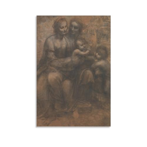 BACION Saint John The Baptist Leonardo Da Vinci Reproducción De Famosos Pinturas Al Óleo, Galería Moderna, Sobre Lienzo, Para La Decoración Del Hogar