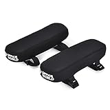 Office World Armlehnen Polster - Ellbogen Kissen Druckentlastung - Armkissen für Schreibtischstuhl, Gaming Stuhl, Campingstuhl - Pads für Bürostuhl Armlehne - Bürostuhl Armlehnenkissen