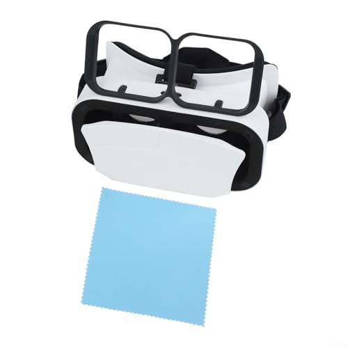 Cuffie 3D per realtà virtuale VR, occhiali VR per film 3D, occhiali VR regolabili con controllo della distanza pupillare per telefono da 4,7-7 pollici