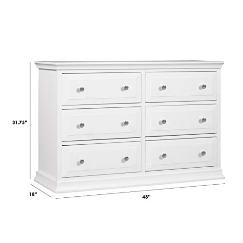 Davinci Signature 6-Drawer Double Dresser In White #TOP5