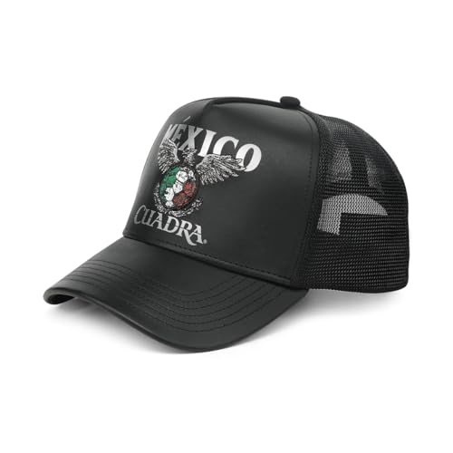 Cuadra Mens Cap Bovine Leather Worldwide Limited Edition 2026 Black