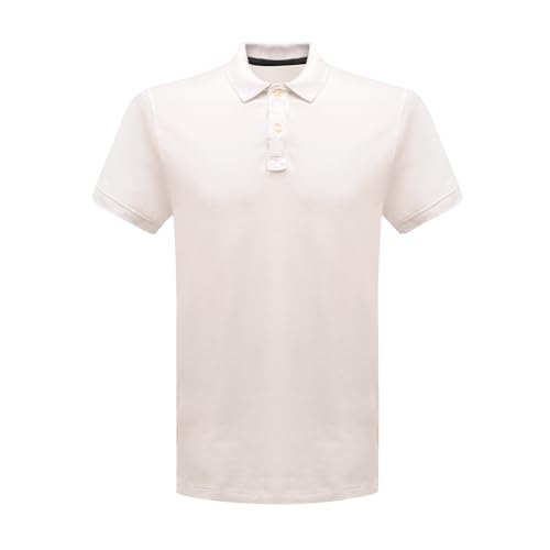 Regatta Classic 65/35 3 Button Placket Polo Shirt T-Shirts/Polos/Vests, Hombre, White, 4XL