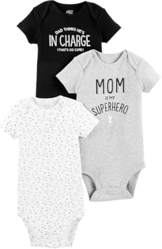 Image of Simple Joys by Carter's Baby 3-pack Short- Sleeve