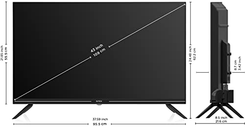 Image of Intex 109 cm (43 inches) Full HD Smart LED TV Smart LED-SFF4310 (Black)