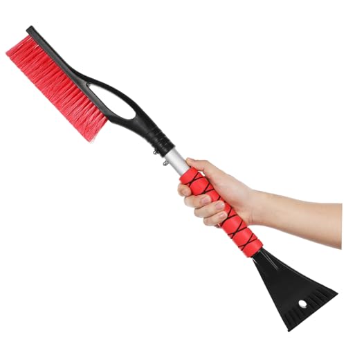 WEKADRIN Raschiaghiaccio e Spazzaneve per Auto con Ergonomico Pala da Neve Multifunzionale per Parabrezza Rimozione Rapida Neve e Ghiaccio Strumento Resistente e Affidabile per Ogni Veicolo