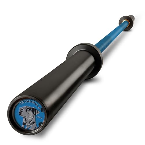 XMARK Catahoula Olympic Barbell 20kg, 28mm Weightlifting Bar with Smooth