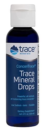 Trace Minerals ConcenTrace Trace Mineral Drops | Supports Energy, Digestion,