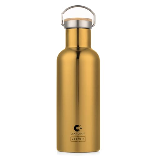Image of CLAY CRAFT VACBOTT Melissa Double Walled|18 Hours Hot and 24 Hours Cold Water Bottle Vacuum Insulated Flask Bottle|1 Pcs, 700ml Bottle for Gym|Travelling|BPA-Free|BIS Certified|1Year Limited Warranty