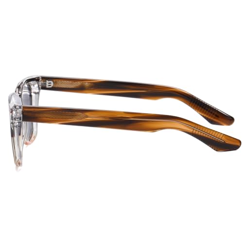 Image of TR90 Square Sunglasses Vintage Classic Sun Glasses Polarized UV400 Lens Eyewears for Men Eyeglasses