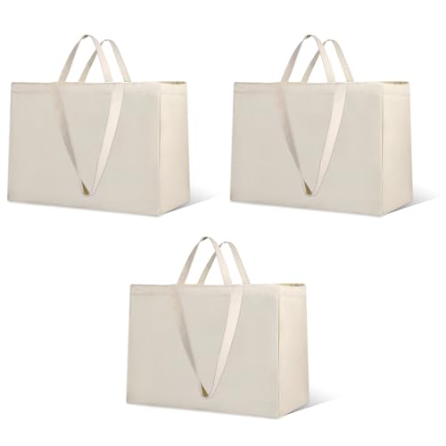 SynHHergyx 3 Pack Canvas Bags