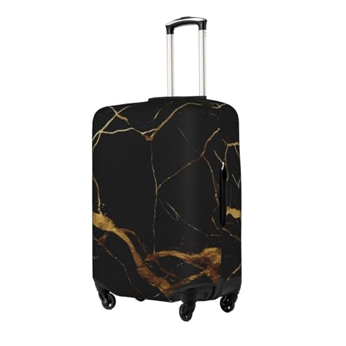Black Marble Printed Luggage Cover Elastic, Washable, Universal Fit 18-32 Inch Travel Suitcase Cover Easy To Identify2