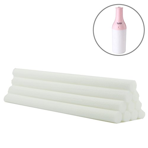 ZELAF Cool Bottle Humidifier Filter, [SGS Cert.] 10 Pack 6.7 x 0.39inch Replacement Sponge Wick Filters for Cool Bottle Diffuser, Aromatherapy Diffuser, Air Humidifier, Essential Oil and More
