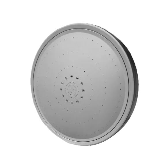 Soffione doccia grande ad alta pressione, design a testa singola per il massimo flusso d'acqua, set doccia per uso domestico, facile installazione, pulizia senza sforzo.