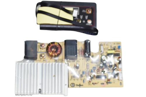 Image of RASHRI 1800W Induction Cooktop PCB Board with Digital Display Panel | Universal Main Circuit Board Replacement Kit | Stable Performance Induction Stove Repair Board with Heat Sink