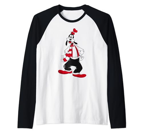 T-shirt Raglan Dingo de Noël Disney, le cadeau parfait pour les fans de l'univers