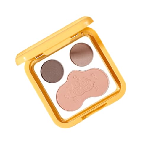 多目的メイクアップパレットの輪郭蛍光ペレットブラッシュマットときらめくビルド可能なカバレッジチークボーン定義ビルド可能なカバレッジナチュラルメイクアップパレット