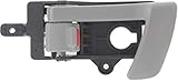 Evan Fischer Front or Rear Driver Side Interior Door Handle Compatible with 2007-2012 Hyundai Santa Fe Gray