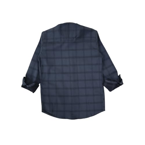 Image of Rocket Science Boy's Casual Regular-Fit Cotton Checked Long Sleeves Shirt.