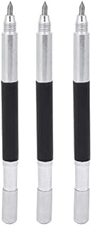 3Pcs Tungsten Carbide Tip Scriber, Double Carbide Tip Metal Scribe and Etching Marking Pen Tip Scriber for Glass Ceramic Tile Metal Wood
