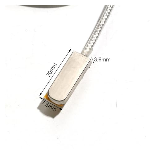 Sensor de temperatura K tipo parche con cable de 5m y sonda impermeable SUS304 4