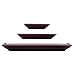Burnes of Boston LL2931 Level Line 3 piece Ledge Set, Walnut