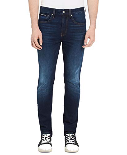 Image of Calvin Klein Jeans Men's Rinse Skinny in Dark Wash