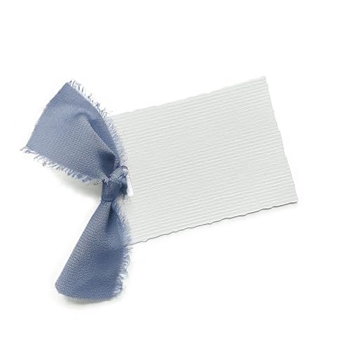 Dinner Place Cards Blue, Dusty Blue Wedding Decor, Paper Place