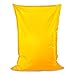 Italpouf Puff Cojín , Puff Infantiles con Relleno Incluido , Interior y Exterior , Bolsa de Frijoles , Sillón , Cubierta removible , Impermeable , Amarillo