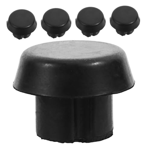KOMBIUDA 5pcs Billiard Cue End Cap Billiards Pool Stick Cover Pool Cue Bottom Plugs for