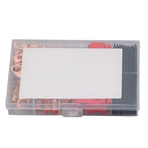 Fio Lug 80Pcs Conector Fiação Olho Mágico Crimp Sc6 Sc16 Anel