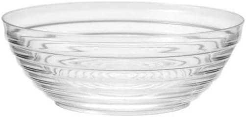 10 Quart 15 inch Extra Large Heavyweight Disposable Plastic Ringed Serving Bowl: 3 Pcs