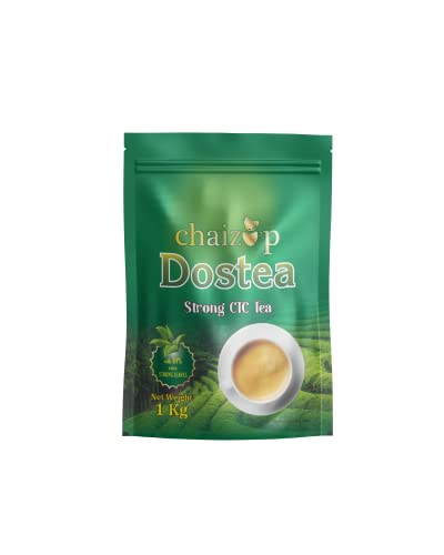 Chaizup Tea Dostea 1Kg Pouch,Strong Ctc Tea,Increase Metabolism And Boost Immunity Black Ctc Tea, Loose Ctc Tea, Chai, Chaipatti Loose Refresh And Energise