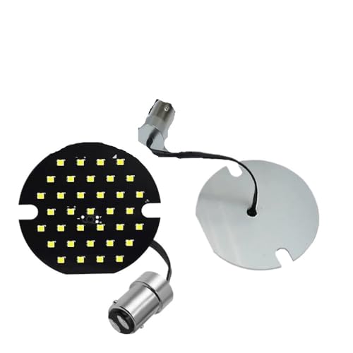 Clignotants 1156 LED moto puissants feux arrière 3 1/4 pouces rouge sécurité