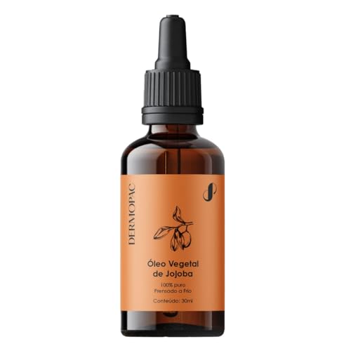Óleo Vegetal de Jojoba 100% Puro Cabelo Capilar Pele Facial Corpo...