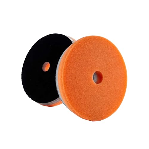 Lake Country HDO Orange Foam Polishing Pad (1 Pack, 5.5”) - Premium Heavy Duty Orbital Polishing Pad for Painted Surfaces. Fits 5