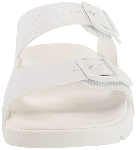 BOSS Men's Twin-Strap Structured Rubber Sandals Flat, Taglia unica2